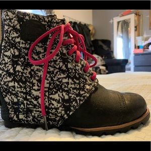 Sorel PDX Wedge Graphic Knit Boot